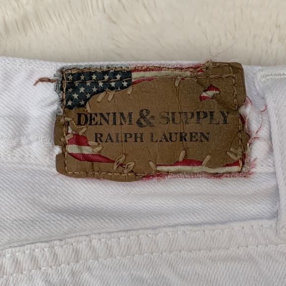 White Denim Ralph Lauren Shorts - Picture 2 of 3